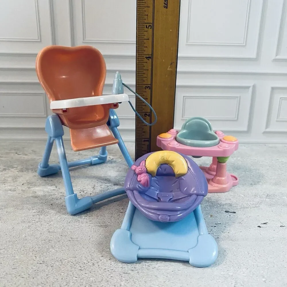 Vintage Fisher Price Loving Family  Baby Exersaucer High Chair Carrier 2003